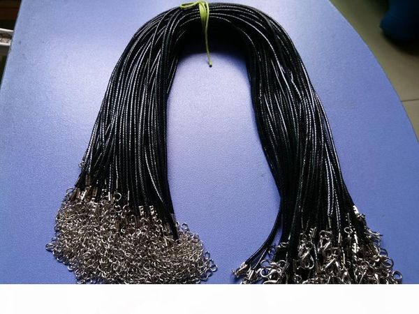100pcs black 2mm pu leather jewelry rope necklace lobster clasp cord for diy craft pendant necklace jewelry 20'' 22'' 24, White;red
100pcs black 2mm pu leather jewelry rope necklace lobster clasp cord for diy craft pendant necklace jewelry 20'' 22'' 24, White;red