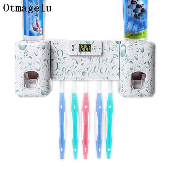 bath accessory set multifunct bathroom accessories clock automatic toothpaste dispenser toothbrush holder with combination squeezer
bath accessory set multifunct bathroom accessories clock automatic toothpaste dispenser toothbrush holder with combination squeezer