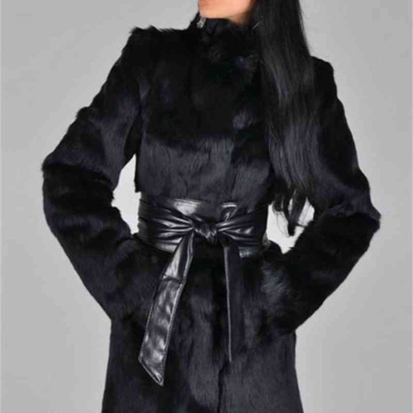 women's fur & faux european and american women's autumn winter henning fur fake mink coat in long imitation cyn2, Black
women's fur & faux european and american women's autumn winter henning fur fake mink coat in long imitation cyn2, Black