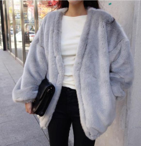 plus size autumn/winter korean version of imitation fur women haining fur mid-length imitation coat coat, Black
plus size autumn/winter korean version of imitation fur women haining fur mid-length imitation coat coat, Black