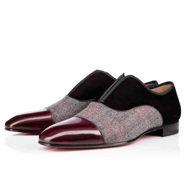 men's dress party wedding business flats red bottom dresses loafers shoes,luxury homme oxfords dandelion flat no lace with boxes, Black
men's dress party wedding business flats red bottom dresses loafers shoes,luxury homme oxfords dandelion flat no lace with boxes, Black