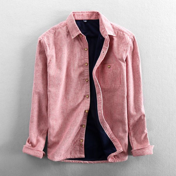 men autumn and winter fashion brand japan style stripe loose fleece warm thick long sleeve shirt male casual blue pink shirt c1211, White;black
men autumn and winter fashion brand japan style stripe loose fleece warm thick long sleeve shirt male casual blue pink shirt c1211, White;black