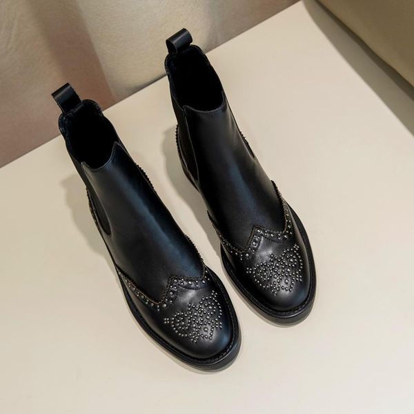 boots masgulahe autumn genuine leather women square heel simple black spring ankle for shoes
boots masgulahe autumn genuine leather women square heel simple black spring ankle for shoes