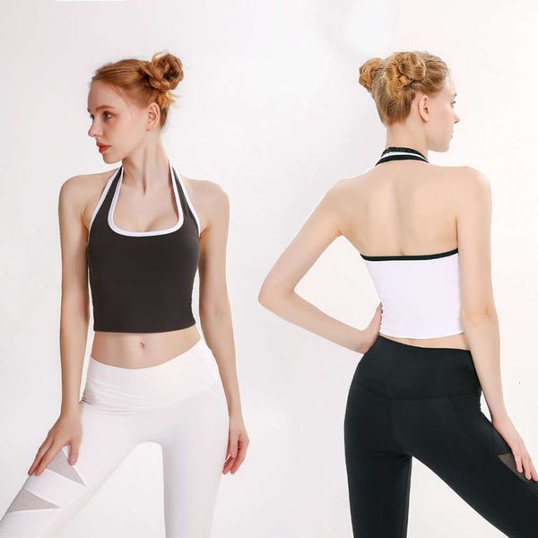 2020 yoga vest, women's neck, beautiful back, color matching, sports and fitness with bra, dance training clothes, Gray
2020 yoga vest, women's neck, beautiful back, color matching, sports and fitness with bra, dance training clothes, Gray