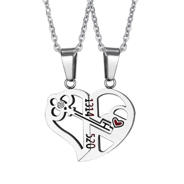 charms 1 set/2pcs neck chain necklace fashion decoration couple pendant decor, Bronze;silver
charms 1 set/2pcs neck chain necklace fashion decoration couple pendant decor, Bronze;silver