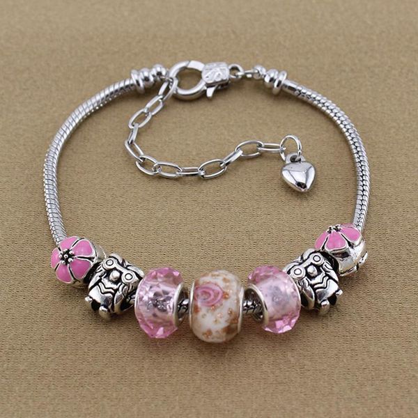 charm bracelets changbizi six kinds of color beads flower crystal/glass beadas fashion lovely pan bangles woman gift bt0023, Golden;silver
charm bracelets changbizi six kinds of color beads flower crystal/glass beadas fashion lovely pan bangles woman gift bt0023, Golden;silver