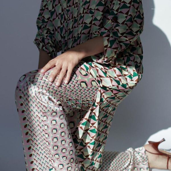 women's pants & capris elina casual long women fashion loose geometric printed trousers elegant wide leg female ladies gt1, Black;white
women's pants & capris elina casual long women fashion loose geometric printed trousers elegant wide leg female ladies gt1, Black;white