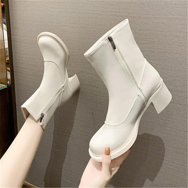 2020 shoes women beige 5cm block high heels ankle boots casual round toe punk boots designer platform western cowgirl, Black
2020 shoes women beige 5cm block high heels ankle boots casual round toe punk boots designer platform western cowgirl, Black