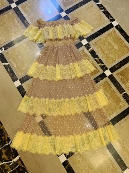 herudoan off shoulder dress women fashion designer elegant dot print dhort sleeve cake dress lady holiday beach midi1, Black;gray
herudoan off shoulder dress women fashion designer elegant dot print dhort sleeve cake dress lady holiday beach midi1, Black;gray