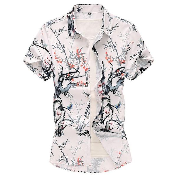 men's casual shirts dress plus size camisa blouse men short sleeve summer plant flowers hawaiian shirt bamboo, White;black
men's casual shirts dress plus size camisa blouse men short sleeve summer plant flowers hawaiian shirt bamboo, White;black