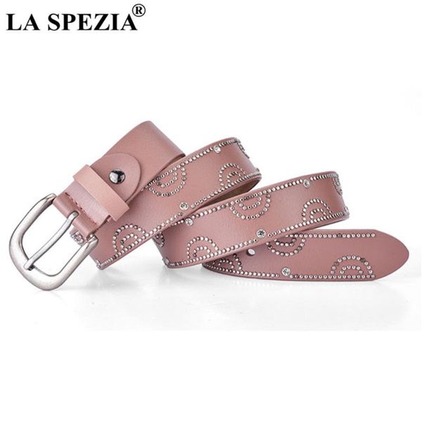 la spezia real кожаный ремень для женщин rhinestone розовые аксессуары ремень женский штырь пряжка натуральная кожа коробящая заклепка ремне, Black;brown
la spezia real кожаный ремень для женщин rhinestone розовые аксессуары ремень женский штырь пряжка натуральная кожа коробящая заклепка ремне, Black;brown