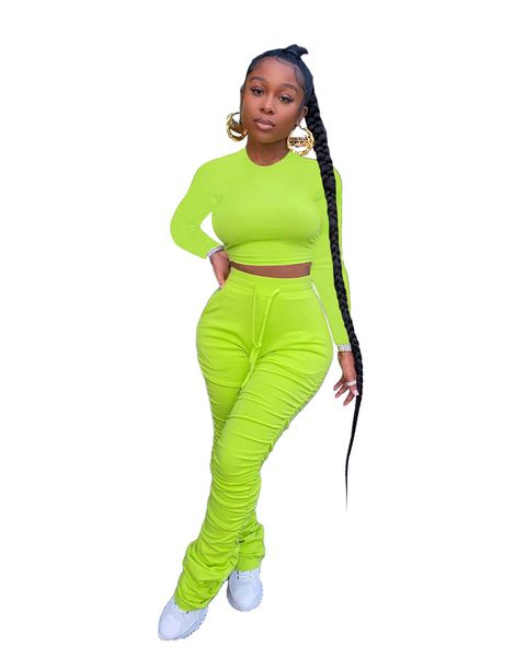 women sweatsuits fashion natural color tracksuits casual long sleeve crop stacked pants women designers clothes, Gray
women sweatsuits fashion natural color tracksuits casual long sleeve crop stacked pants women designers clothes, Gray