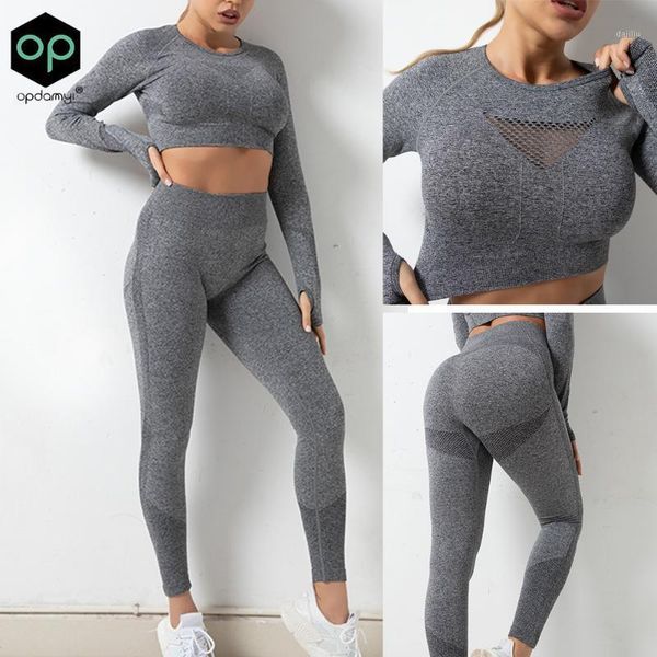autumn/winter womens sports tight-fitting running breathable seamless yoga set long-sleeved high waist leggings fitness suit1, White;red
autumn/winter womens sports tight-fitting running breathable seamless yoga set long-sleeved high waist leggings fitness suit1, White;red