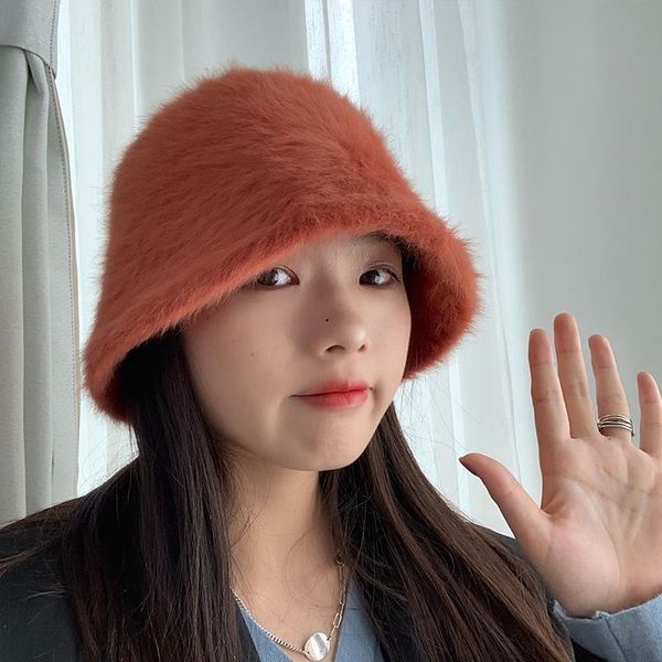 wide brim hats winter fashion women's bucket hat warm soft plush fur cap korean japanese style all-match solid color retro fisherman, Blue;gray
wide brim hats winter fashion women's bucket hat warm soft plush fur cap korean japanese style all-match solid color retro fisherman, Blue;gray