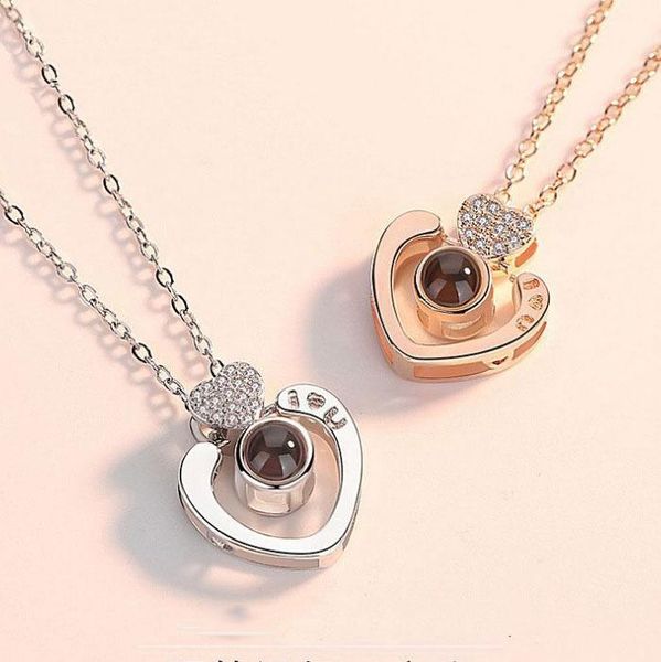 pendant necklaces rose gold silver color 100 languages i love you projection necklace heart memory party gift
pendant necklaces rose gold silver color 100 languages i love you projection necklace heart memory party gift