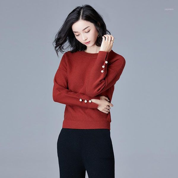 2019 new women's slimming fresh and elegant multi-color selection solid color pullover sweater1, White;black
2019 new women's slimming fresh and elegant multi-color selection solid color pullover sweater1, White;black