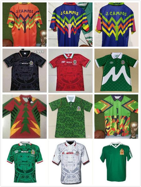 1998 мексика желтый многоцветный verde pink multi-color jorge campos # 1 вратарь зидане генри урожай камиссетас джерси, Black;yellow
1998 мексика желтый многоцветный verde pink multi-color jorge campos # 1 вратарь зидане генри урожай камиссетас джерси, Black;yellow