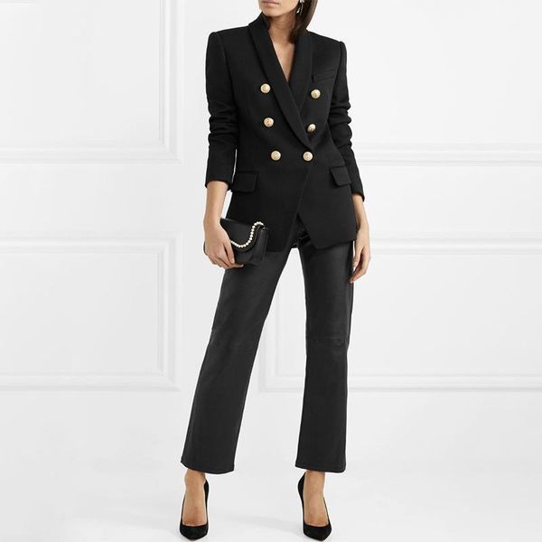 2020 winter elegant women formal black blazers coat runway designer double breasted ladies office blazers overcoat clothing1, White;black
2020 winter elegant women formal black blazers coat runway designer double breasted ladies office blazers overcoat clothing1, White;black