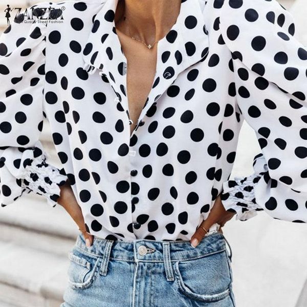 2020 fashion shirts women puff sleeve blouses zanzea office lady work chic blusas bohemian polka dot print tunic plus size1, White
2020 fashion shirts women puff sleeve blouses zanzea office lady work chic blusas bohemian polka dot print tunic plus size1, White