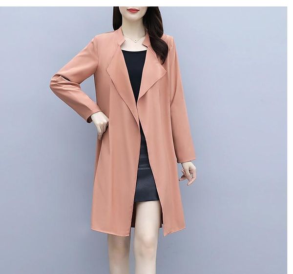 2021 spring and autumn with new style fashion long sleeve women's windbreaker coat@706, Tan;black
2021 spring and autumn with new style fashion long sleeve women's windbreaker coat@706, Tan;black