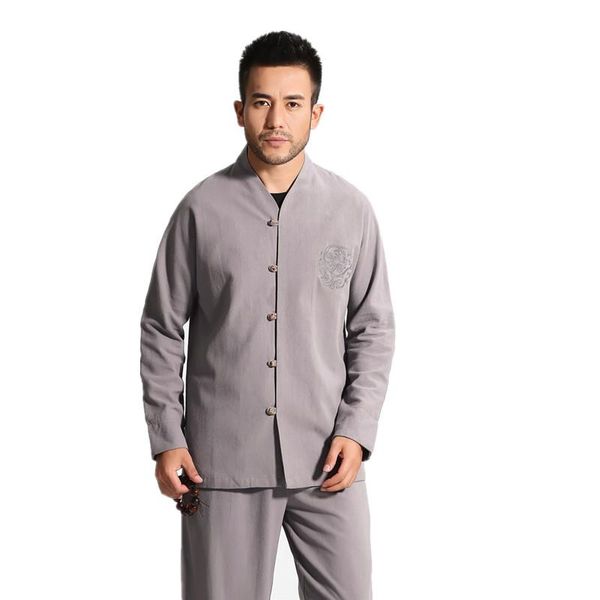 men's jackets gray chinese men cotton linen jacket traditional coat vintage button tang suit size s m xl xxl xxxl, Black;brown
men's jackets gray chinese men cotton linen jacket traditional coat vintage button tang suit size s m xl xxl xxxl, Black;brown