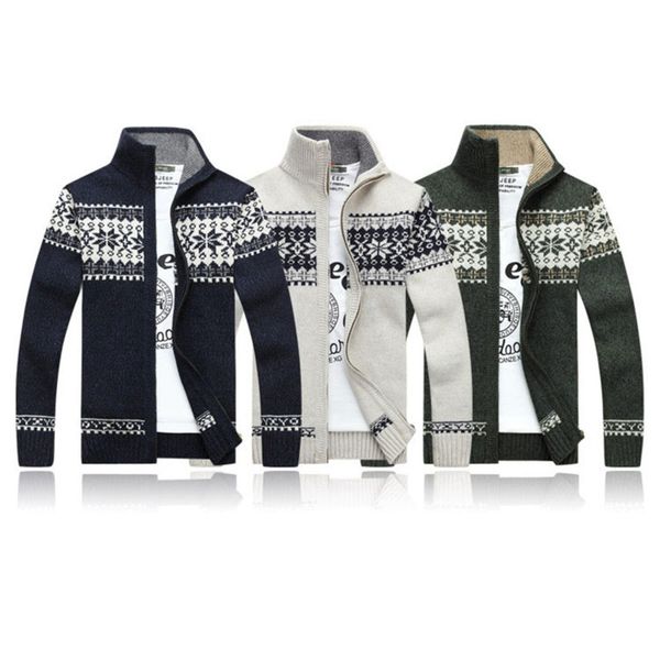men's rough sweater, long sved cardigan, with polar lining zipper, autumn and winter large casual wear, White;black
men's rough sweater, long sved cardigan, with polar lining zipper, autumn and winter large casual wear, White;black