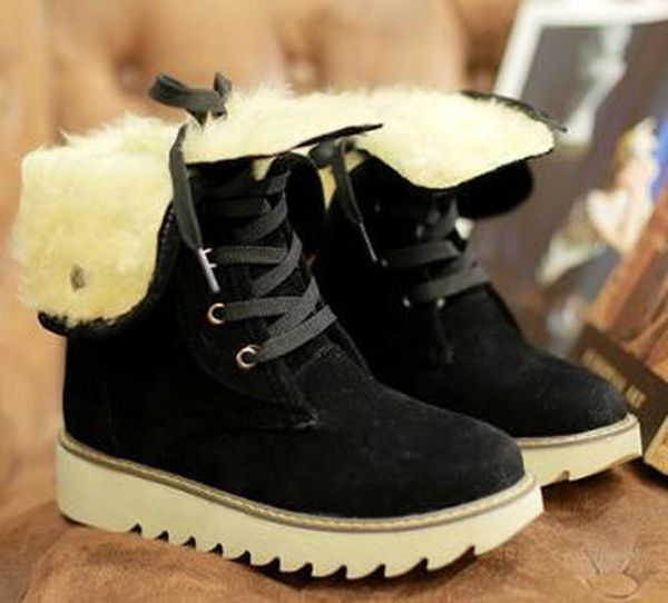 boots women ankle flats winter snow warm lace up shoes woman booties plus size shoe chaussures femme zapatos mujer sapato nh275, Black
boots women ankle flats winter snow warm lace up shoes woman booties plus size shoe chaussures femme zapatos mujer sapato nh275, Black
