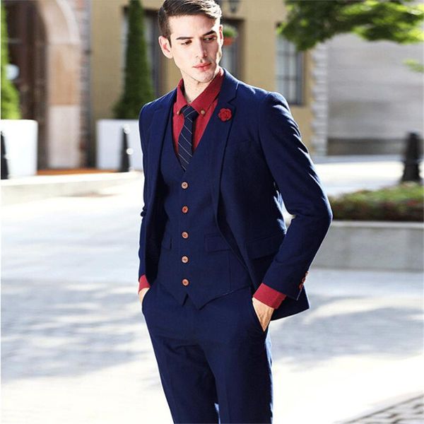 men's suits & blazers 2021 3 pieces men red button navy blue tuxedos mix&match fashion for grooms man yong suit (coat+trousers+tie), White;black
men's suits & blazers 2021 3 pieces men red button navy blue tuxedos mix&match fashion for grooms man yong suit (coat+trousers+tie), White;black