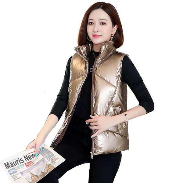 2021 women winter jacket new down female short loose sleeveless vest stand-up collar cotton coat a251 yih8, Black;white
2021 women winter jacket new down female short loose sleeveless vest stand-up collar cotton coat a251 yih8, Black;white