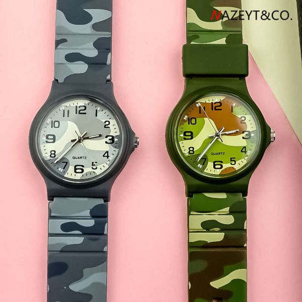 women's primary waterproof men's fashion new and simple secondary school children's korean silicone camouflage quartz watch 2, Slivery;brown
women's primary waterproof men's fashion new and simple secondary school children's korean silicone camouflage quartz watch 2, Slivery;brown