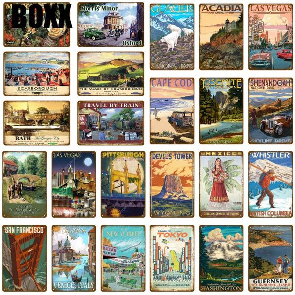 tourism metal signs travel cities country plate mexico tokyo poster vintage plaque souvenirs festival gift home room decor
tourism metal signs travel cities country plate mexico tokyo poster vintage plaque souvenirs festival gift home room decor