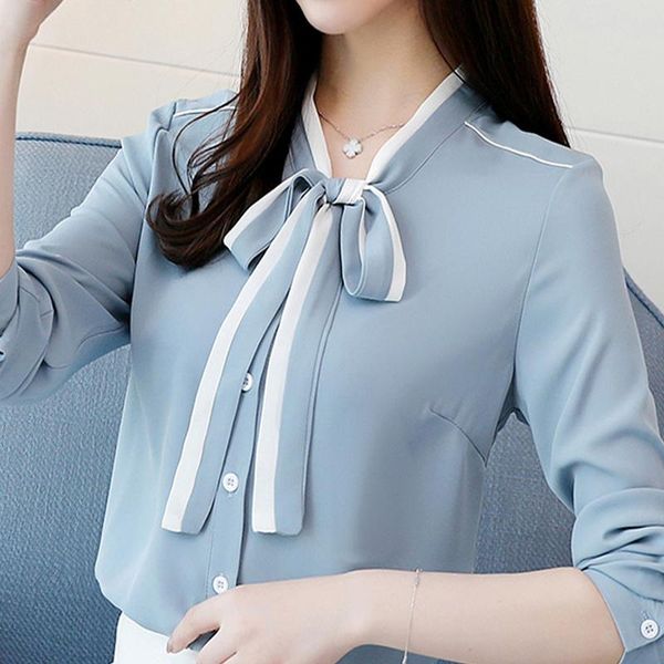 women's blouses & shirts blusas mujer de moda 2021 blouse women bow v-neck office for long sleeve chiffon shirt c13, White
women's blouses & shirts blusas mujer de moda 2021 blouse women bow v-neck office for long sleeve chiffon shirt c13, White