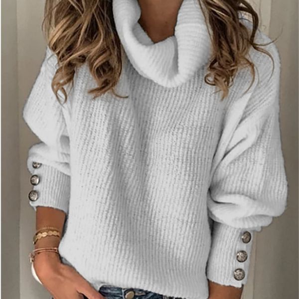 carpet rivet long autumn glove women in warm knitted sweater of the turtleneck 9u5v, White;black
carpet rivet long autumn glove women in warm knitted sweater of the turtleneck 9u5v, White;black