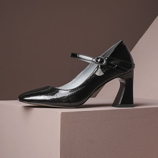 mary 2021 pumps jane women's shoes europe and america ladies'high heels qmic, Black
mary 2021 pumps jane women's shoes europe and america ladies'high heels qmic, Black