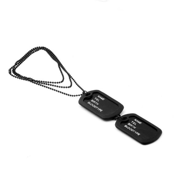 pendant necklaces fashion army style black four-row letter double-row dog tags chain mens necklace men link 368884, Silver
pendant necklaces fashion army style black four-row letter double-row dog tags chain mens necklace men link 368884, Silver