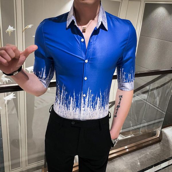 loldeal british style summer half sleeve men shirt fashion streetwear digital print mens casual shirts slim fit club prom tuxedo, White;black
loldeal british style summer half sleeve men shirt fashion streetwear digital print mens casual shirts slim fit club prom tuxedo, White;black