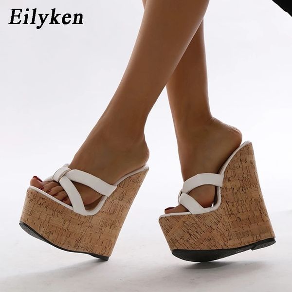 eilyken summer outdoor fashion brand peep toe platform slippers sandals women wedges heels ladies leisure shoes 220224, Black
eilyken summer outdoor fashion brand peep toe platform slippers sandals women wedges heels ladies leisure shoes 220224, Black