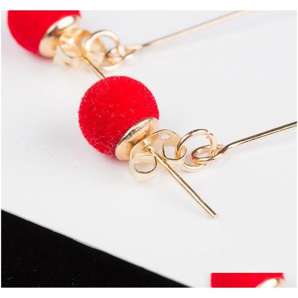 fashion long drop earrings plush ball dangle earrings women jewelry charm gifts handmade wool sqchuh queen66, Silver
fashion long drop earrings plush ball dangle earrings women jewelry charm gifts handmade wool sqchuh queen66, Silver