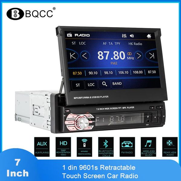 car audio 1din radio 7" fm bluetooth multimedia player for universal stereo 9601s retractable touch screen radios
car audio 1din radio 7" fm bluetooth multimedia player for universal stereo 9601s retractable touch screen radios