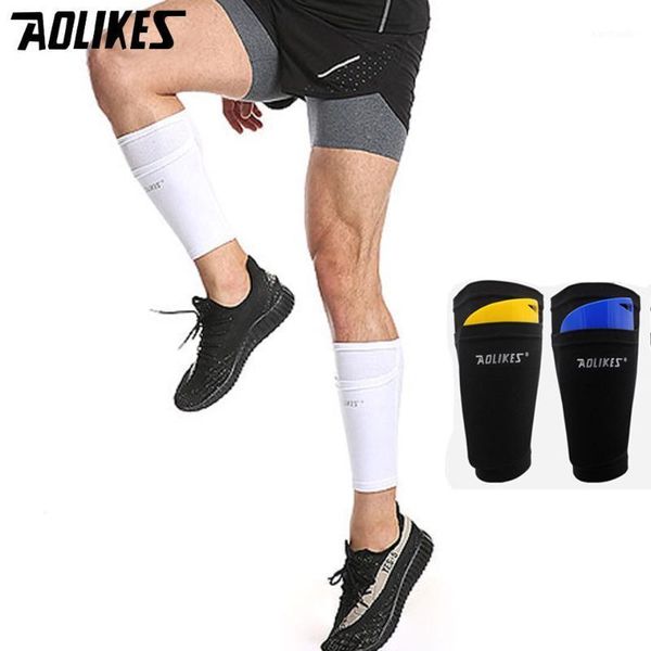 elbow & knee pads aolikes 1 pair soccer protective socks shin guard with pocket for football leg sleeves support calf sock1, Black;gray
elbow & knee pads aolikes 1 pair soccer protective socks shin guard with pocket for football leg sleeves support calf sock1, Black;gray