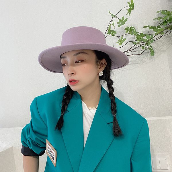 french face small solid wool cloth hat fisherman's hat round bucket cap basin hat autumn and winter klwe, Blue;gray
french face small solid wool cloth hat fisherman's hat round bucket cap basin hat autumn and winter klwe, Blue;gray