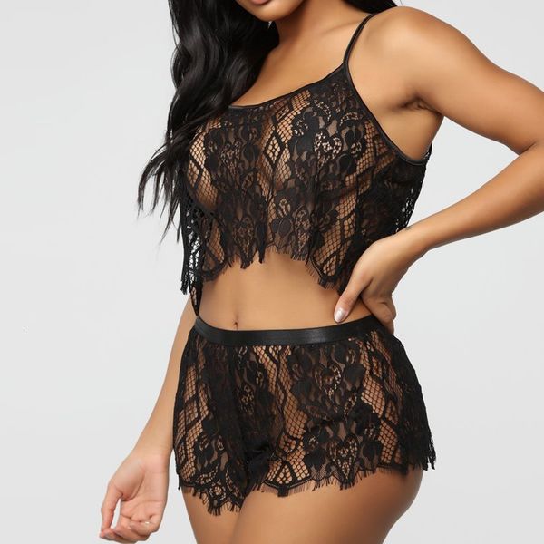 pijamas shorts coat suit womens erotic lingerie lace set pajamas for women summer sleepwear, Black;white
pijamas shorts coat suit womens erotic lingerie lace set pajamas for women summer sleepwear, Black;white