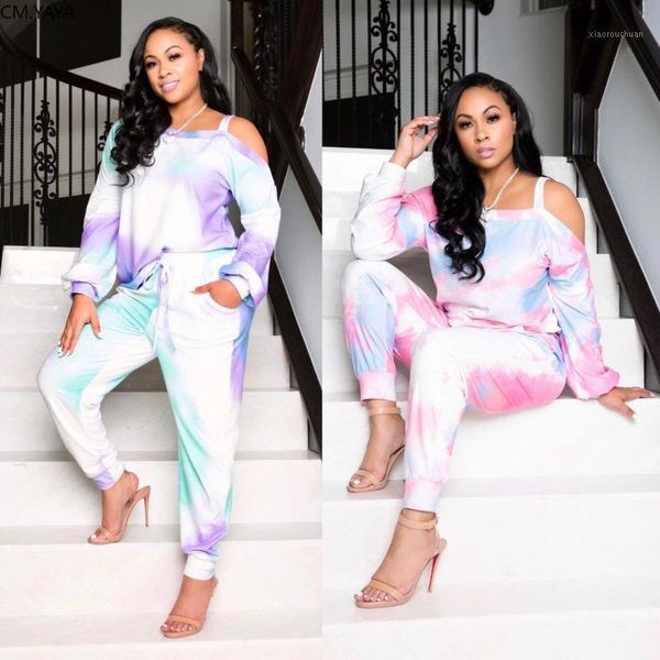 cm.yaya active wear tie dye print women's set spaghetti strap long sleeve jogger pants suit tracksuit two piece set fitness1, Gray
cm.yaya active wear tie dye print women's set spaghetti strap long sleeve jogger pants suit tracksuit two piece set fitness1, Gray