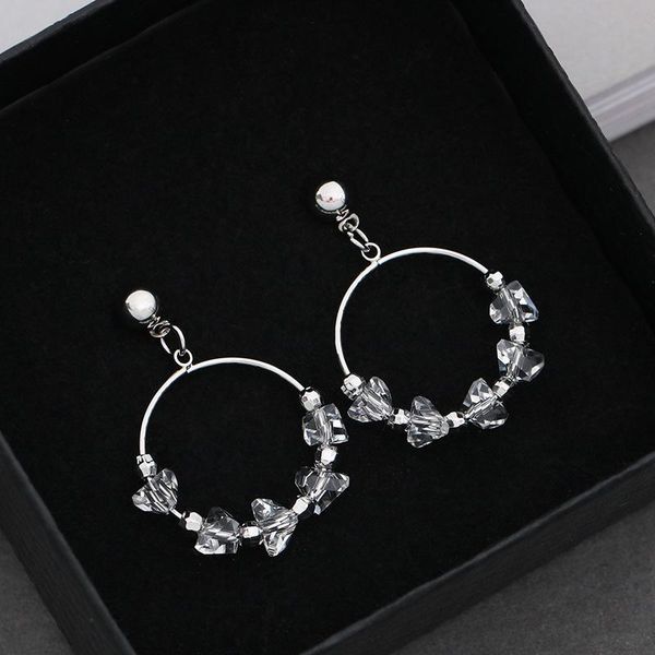 fashion transparent faux crystal earrings simple shinning circle ear studs earrings for women girls lxh, Golden;silver
fashion transparent faux crystal earrings simple shinning circle ear studs earrings for women girls lxh, Golden;silver