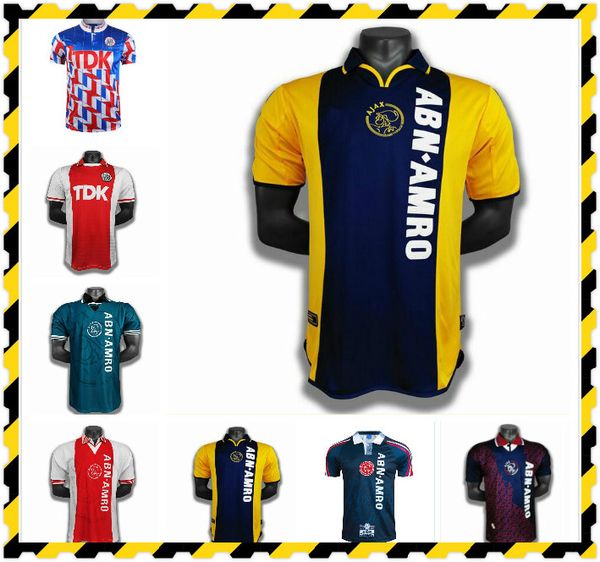 1995 1996 ajax retro soccer jersey 95 96 finidi kluivert litmanen de boer kanu davids overmars reiziger vintage classic football shirt, Black;yellow
1995 1996 ajax retro soccer jersey 95 96 finidi kluivert litmanen de boer kanu davids overmars reiziger vintage classic football shirt, Black;yellow