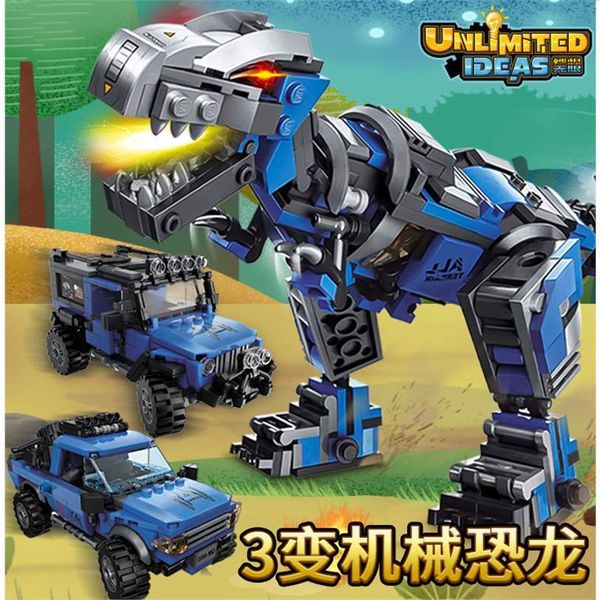 enlightenment building block toy boy yizhili deformation mechanical dinosaur t-rex car assembly truck 202
enlightenment building block toy boy yizhili deformation mechanical dinosaur t-rex car assembly truck 202