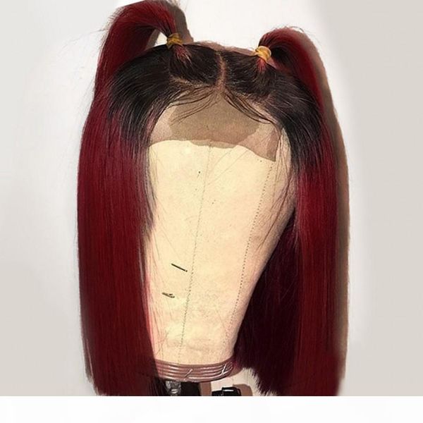 14 inchmiddle part short straight bob full hair wigs black ombre burgundy red synthetic lace front wig for afro women
14 inchmiddle part short straight bob full hair wigs black ombre burgundy red synthetic lace front wig for afro women