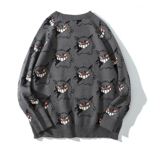 new men harajuku gengar hip hop streetwear men clothing spandex pullover o-neck oversize fashion casual couple male sweaters1, White;black
new men harajuku gengar hip hop streetwear men clothing spandex pullover o-neck oversize fashion casual couple male sweaters1, White;black