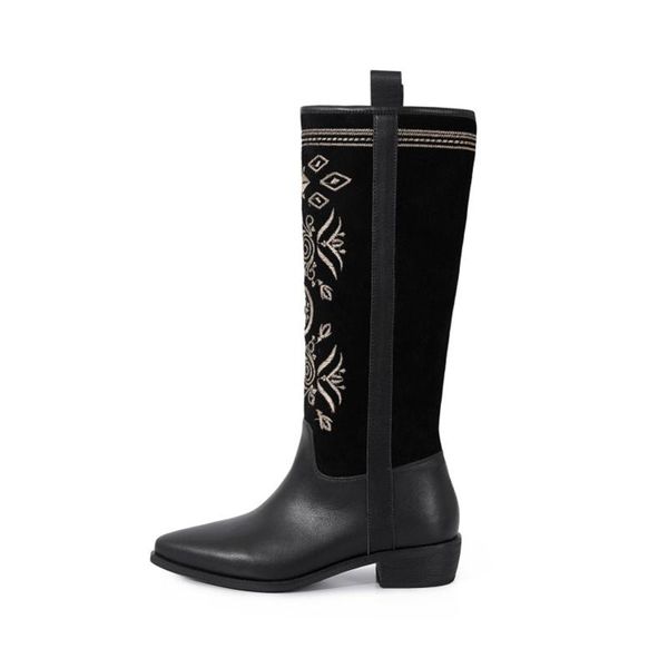 boots mkkhou knee-high women 2021 winter vintage pointed print western cowboy leather, Black
boots mkkhou knee-high women 2021 winter vintage pointed print western cowboy leather, Black
