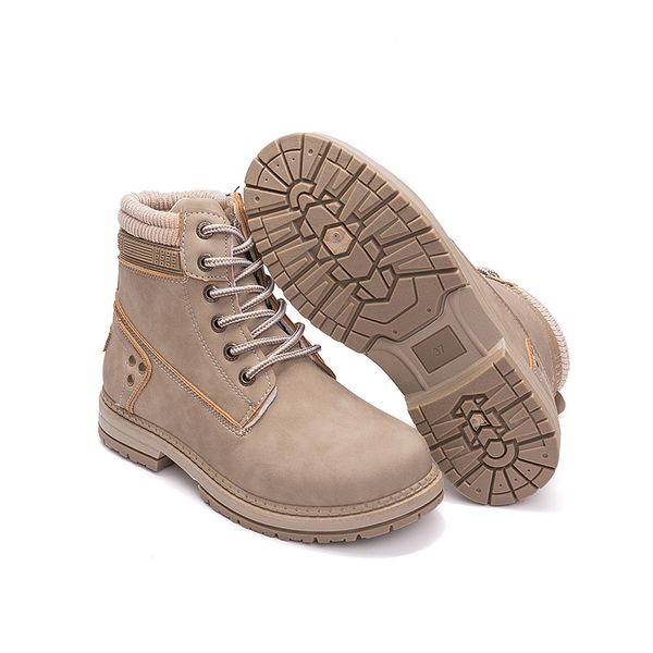 female boots boots single in the plus size martin boots womens leather lace 2020 autumn and winter new worker multifunction, Black
female boots boots single in the plus size martin boots womens leather lace 2020 autumn and winter new worker multifunction, Black